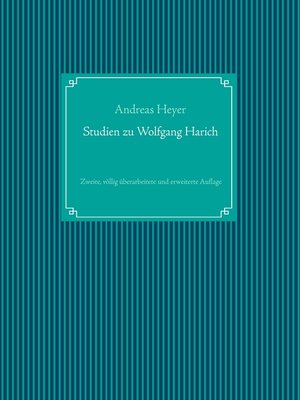cover image of Studien zu Wolfgang Harich